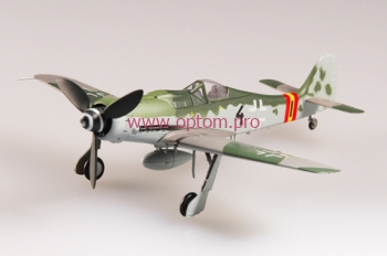 Коллекционная модель самолета   "Фокке-Вульф" Вермахт FW-190D-9 III./JG54 1944г,  масштаб 1:72, производитель Easy Model.  Артикул: EM37265.