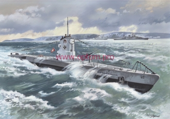 U-Boat Type IIB (1939) -    ICM Art.: S.009  : 1:144